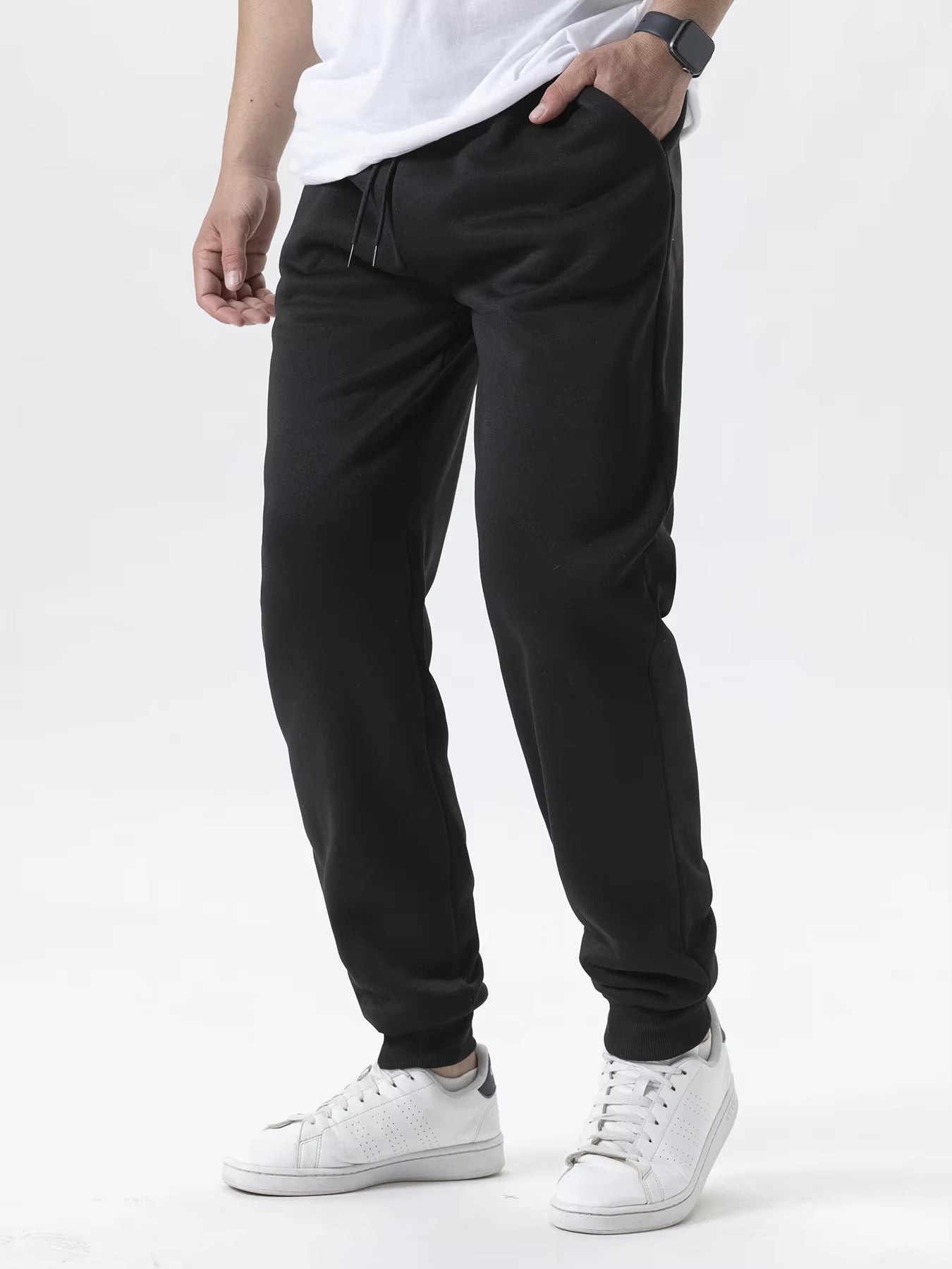 Men/Women Pants Winter Running Pants Joggers Sweatpant Sport Jogging Fitness Gym Fleece Solid Color Trousers