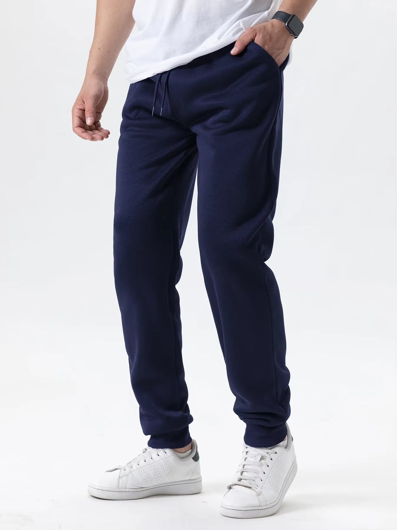 Men/Women Pants Winter Running Pants Joggers Sweatpant Sport Jogging Fitness Gym Fleece Solid Color Trousers