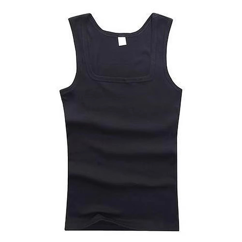 Men Muscle Vests Cotton Underwear Sleeveless Tank Top Solid Muscle Vest Undershirts O-Neck Gymclothing Bodybuilding Tank Tops